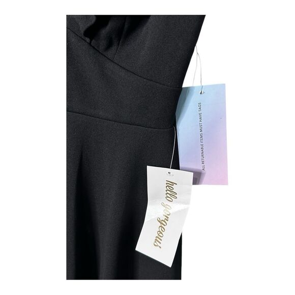 NWT JUMP APPAREL Womens Cap Sleeve V Neck Short Party Fit Flare LBD size XS - Picture 6 of 11